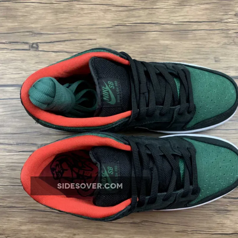 Nike SB Dunk Low Pro 'Reptile' Black/Gorge Green / gucci sb dunks