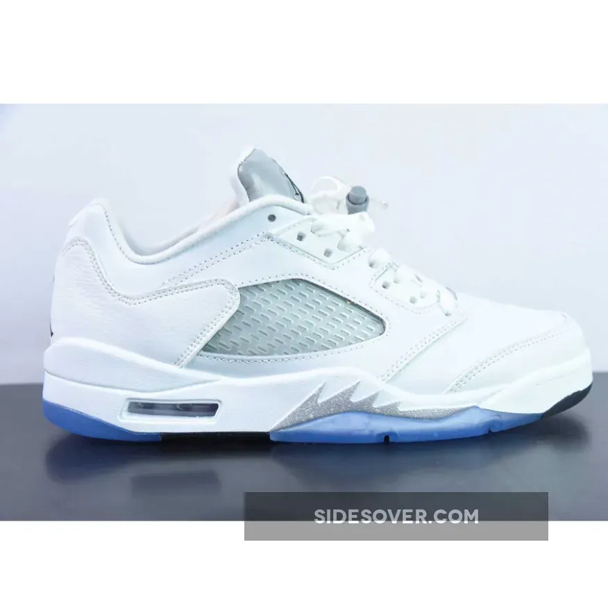 Nike Air Jordan 5 Low GS White Black For Womens Nike Air Jordan 5 Low GS White Black For Womens