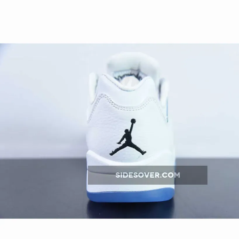 Nike Air Jordan 5 Low GS White Black For Womens Nike Air Jordan 5 Low GS White Black For Womens