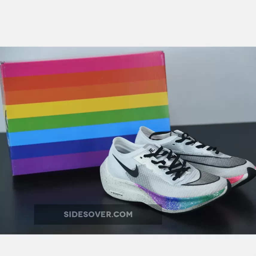 Nike ZoomX VaporFly NEXT% 'Be True' White/Guava Ice-Black / Nike Ao4568 AO4568-101
