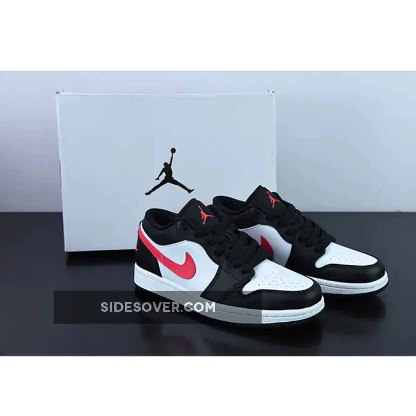 Air Jordan 1 Low Black/Siren Red-White / Siren Red Jordan 1 DC0774-004