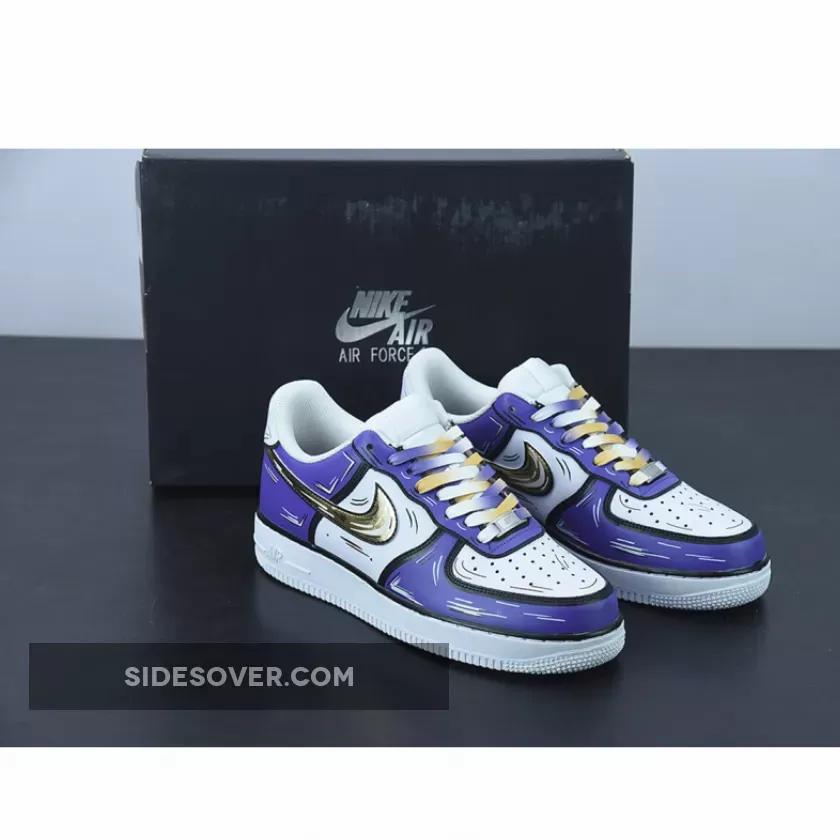 Custom Nike Air Force 1 Low White Purple / purple air force 1 low