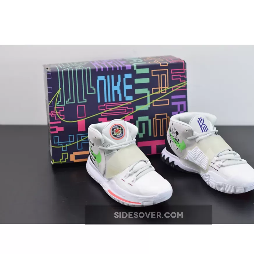 Nike Kyrie 6 'There Is No Coming Back' Photon Dust/Green Strike BQ4631-005 / kyrie 6 green