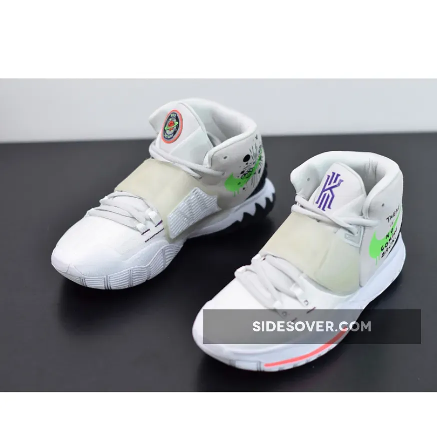Nike Kyrie 6 'There Is No Coming Back' Photon Dust/Green Strike BQ4631-005 / kyrie 6 green