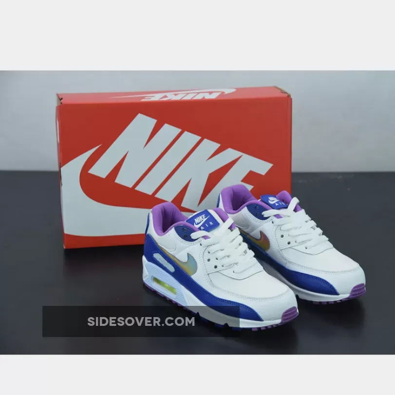 Nike Air Max 90 'Easter' White Blue CT3623-100 Discount