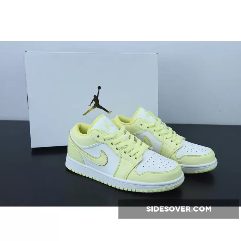 Air Jordan 1 Low Lemon Twist White DC0774-007 jordan 1 lemon twist