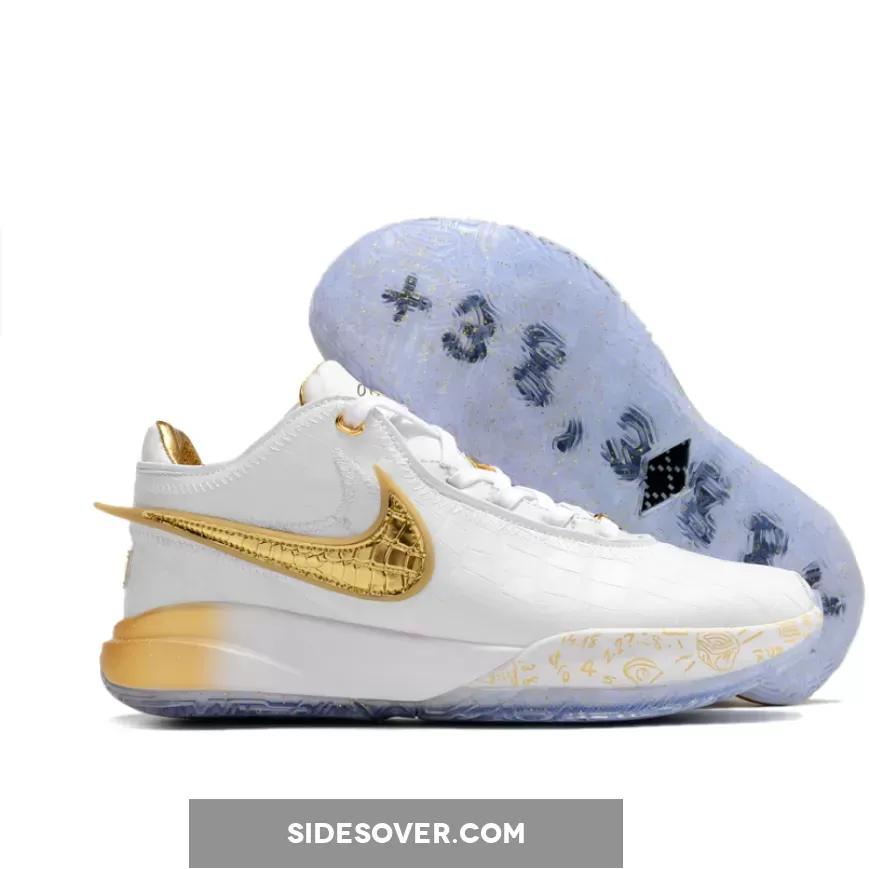 Nike LeBron 20 'The Moment' White Gold lebron 20 the moment