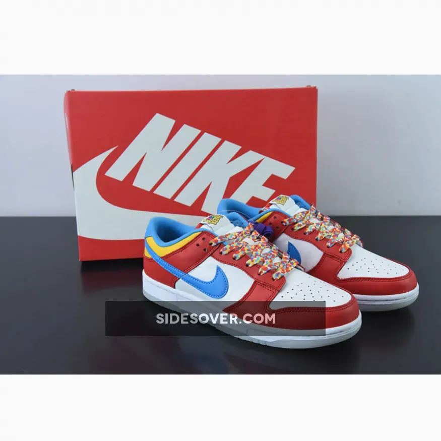 LeBron x Nike Dunk Low Fruity Pebbles DH8009-600 #fruity pebbles lebron