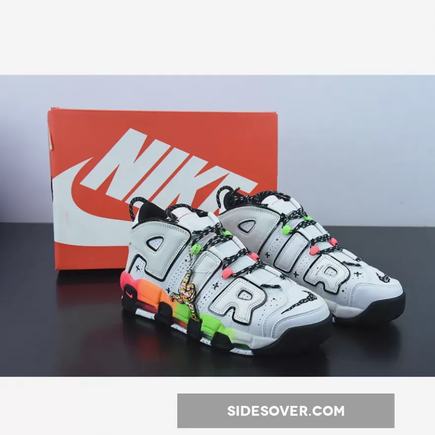 Nike Air More Uptempo 'Gradient Midsoles' White Total Orange DV1233-111 Online Sale