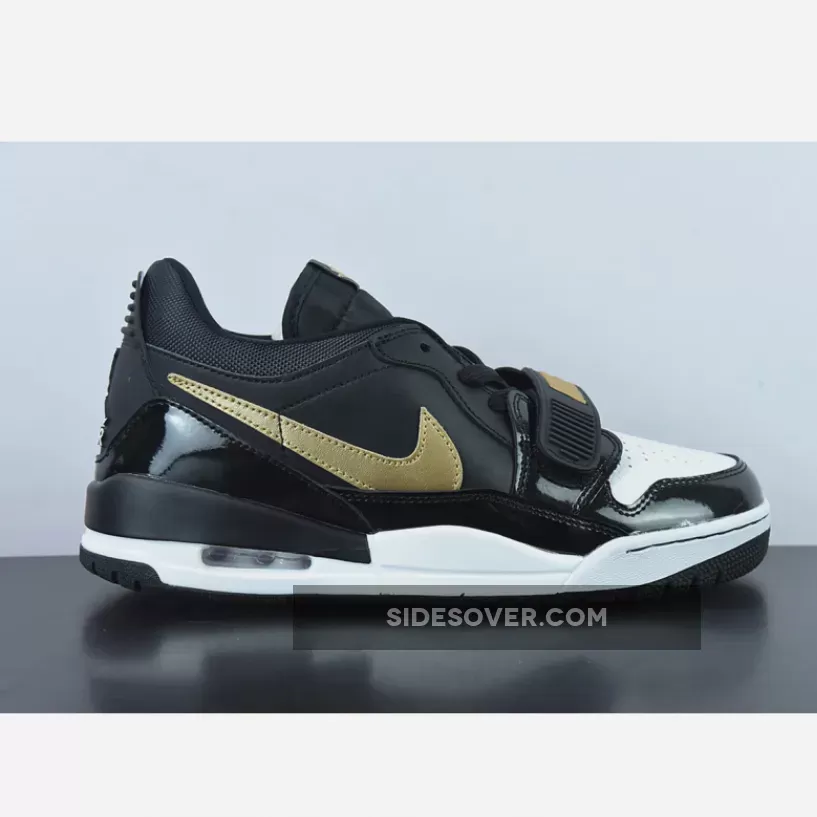 Jordan Legacy 312 Low Black Gold CD7069-071 / jordan legacy 312 low black and gold