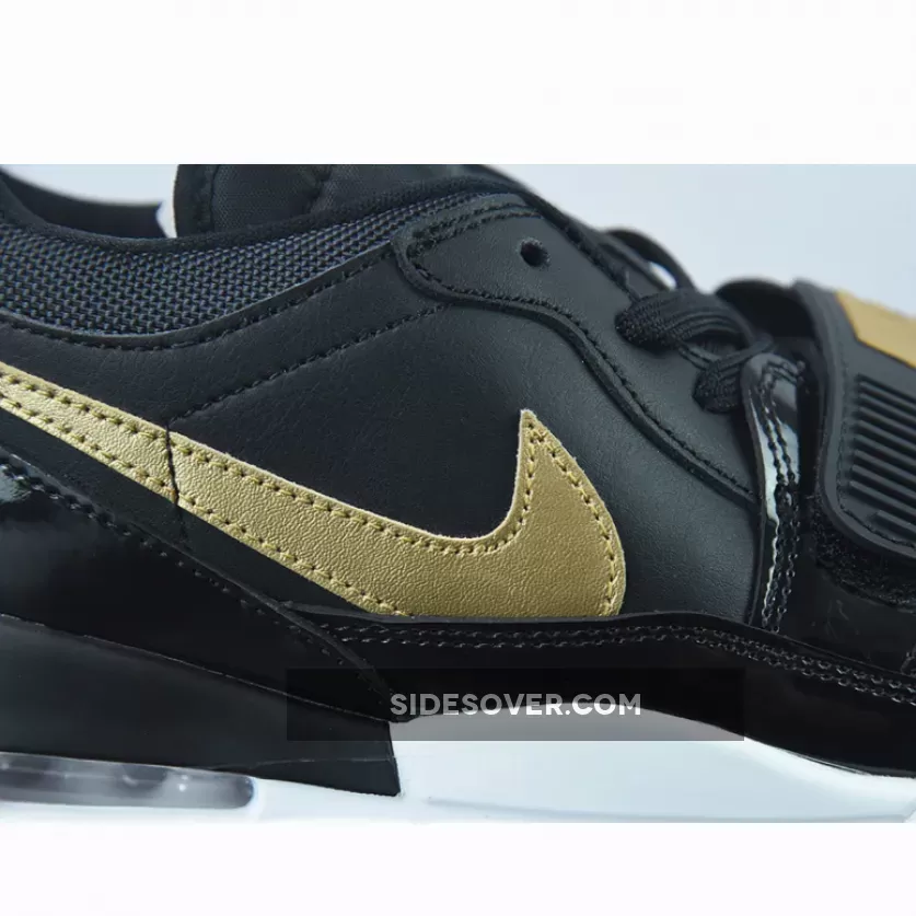 Jordan Legacy 312 Low Black Gold CD7069-071 / jordan legacy 312 low black and gold