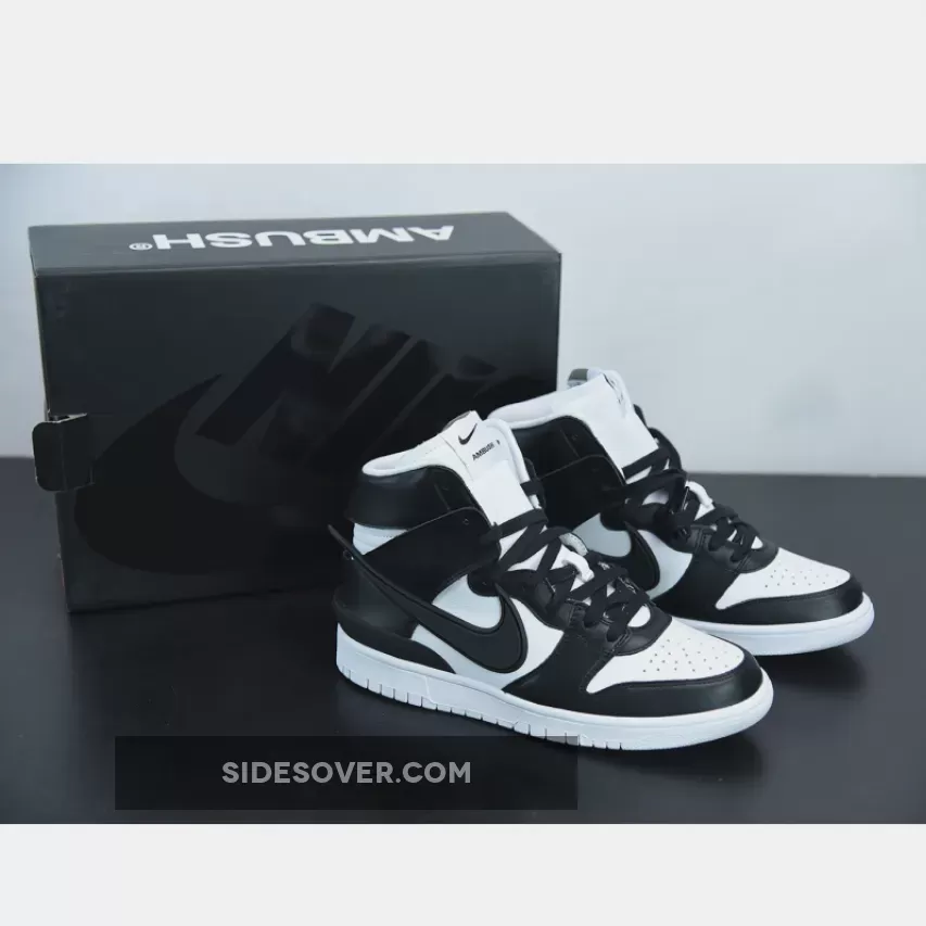 Ambush x Nike Dunk High Black White - blavk ambush