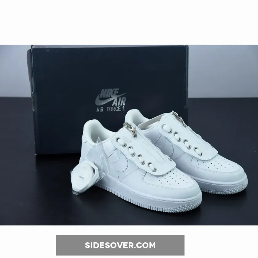 Nike Air Force 1 Low 'Shroud' White/Metallic Silver DC8875-100 #af1 white metallic silver