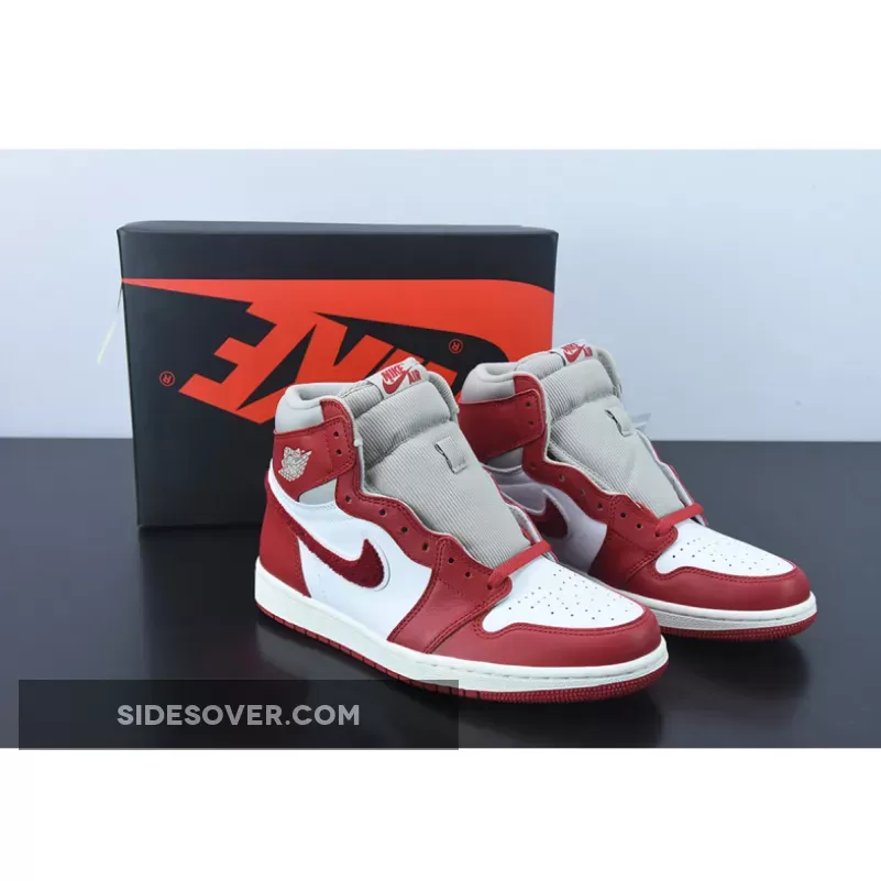 Air Jordan 1 Retro High OG 'Chenille' Light Iron Ore/Varsity Red-Sail / air jordan 1 high iron ore