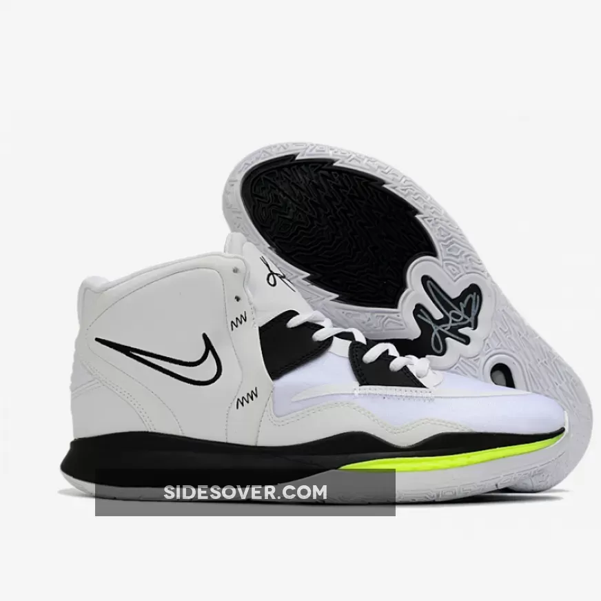 Nike Kyrie 8 White Black Green green kyrie basketball shoes