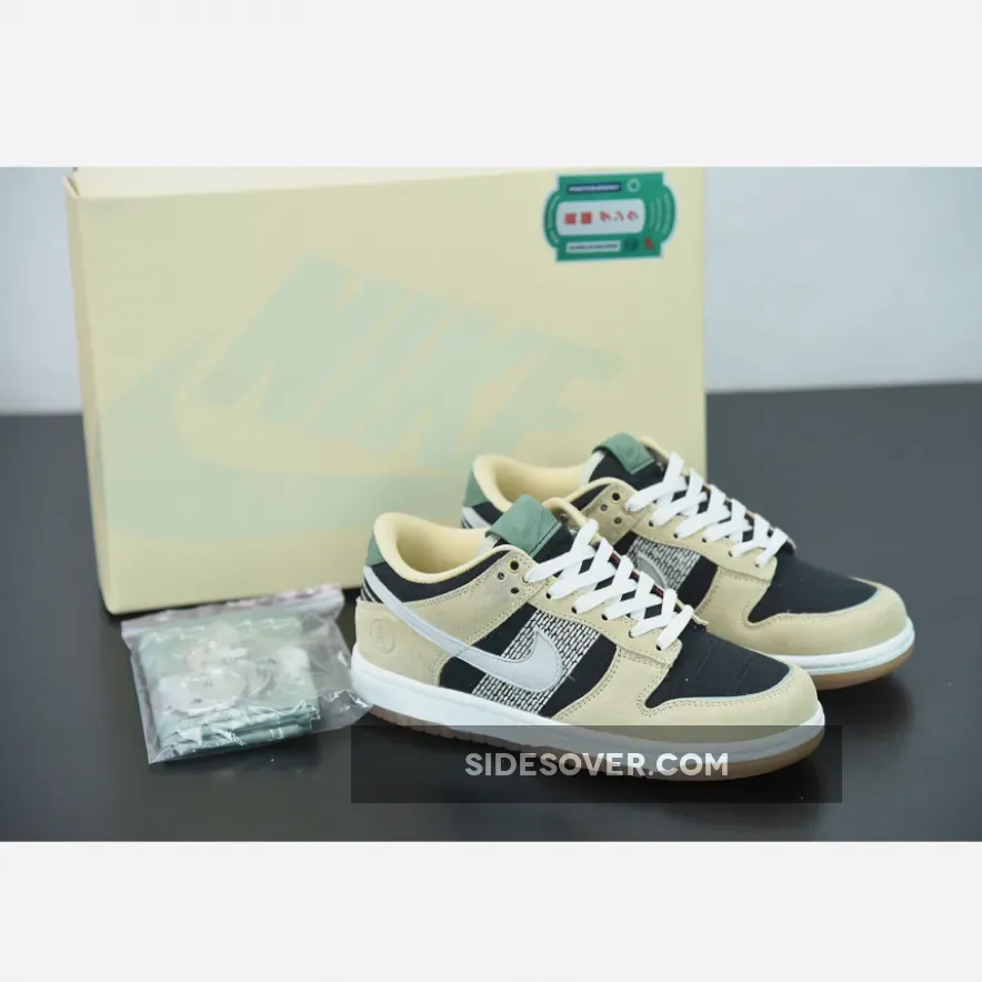 Nike Dunk Low 'Rooted in Peace' Pale Vanilla/Sail-Black-Silver Pine DJ4671-294 / nike dunk rooted in peace