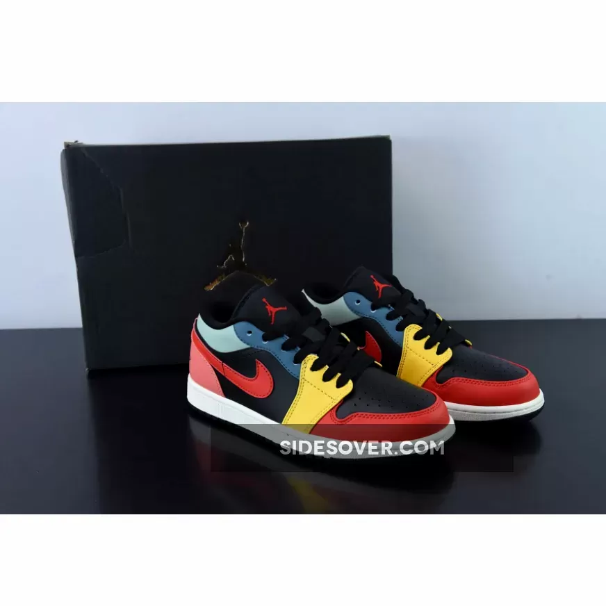 Air Jordan 1 Low 'Black Multi' DN3739-060 / dn3739 060