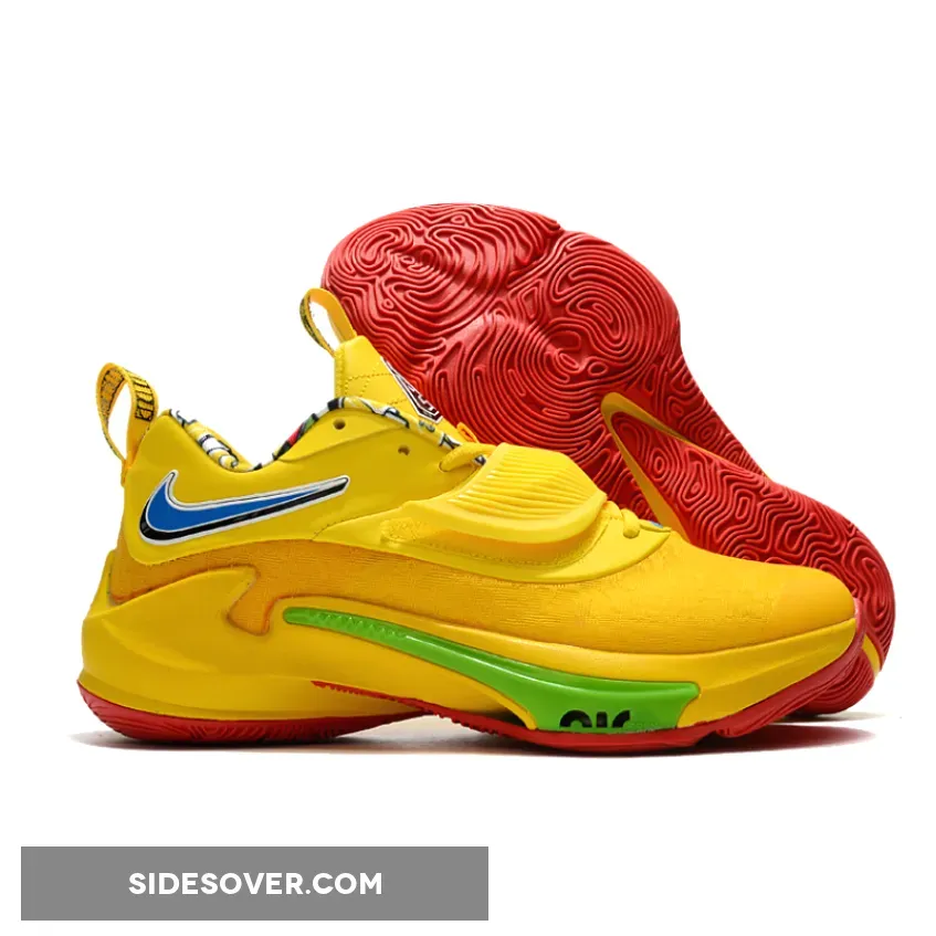 UNO X Nike Zoom Freak 3 Yellow/Blue-Green DC9364-700 / zoom freak 3 green