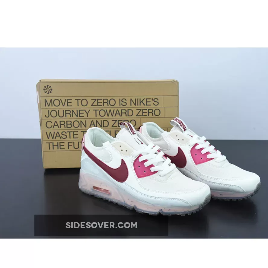 Nike Air Max Terrascape 90 Summit White/Pink Glaze/Pomegranate - air max 90 terrascape white