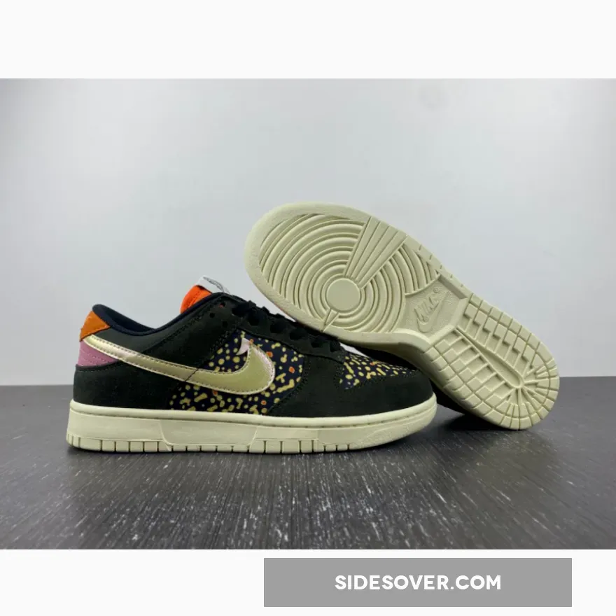 Nike Dunk Low 'Rainbow Trout' Sequoia/Alabaster-Safety Orange FN7523-300 rainbow trout dunk