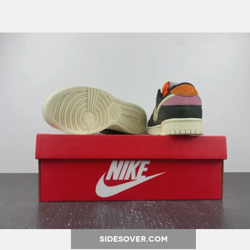 Nike Dunk Low 'Rainbow Trout' Sequoia/Alabaster-Safety Orange FN7523-300 rainbow trout dunk