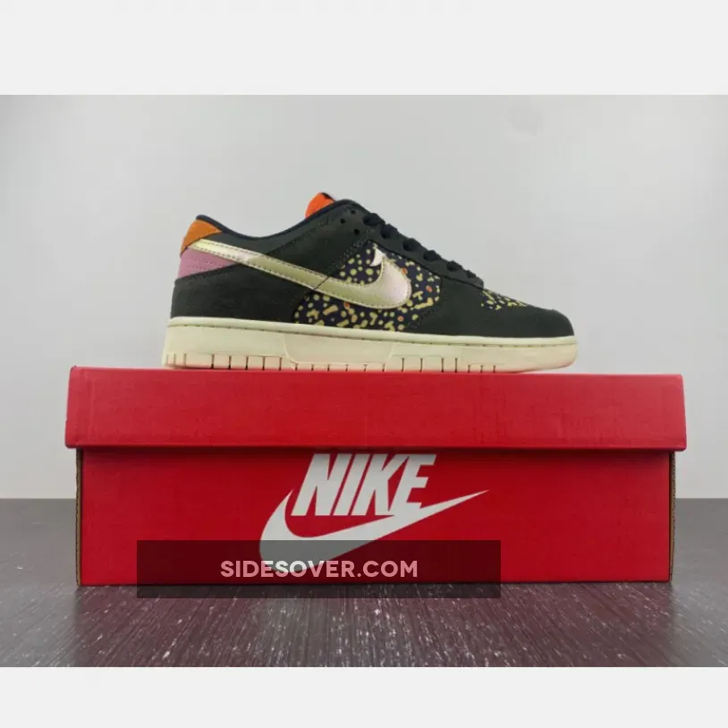 Nike Dunk Low 'Rainbow Trout' Sequoia/Alabaster-Safety Orange FN7523-300 rainbow trout dunk