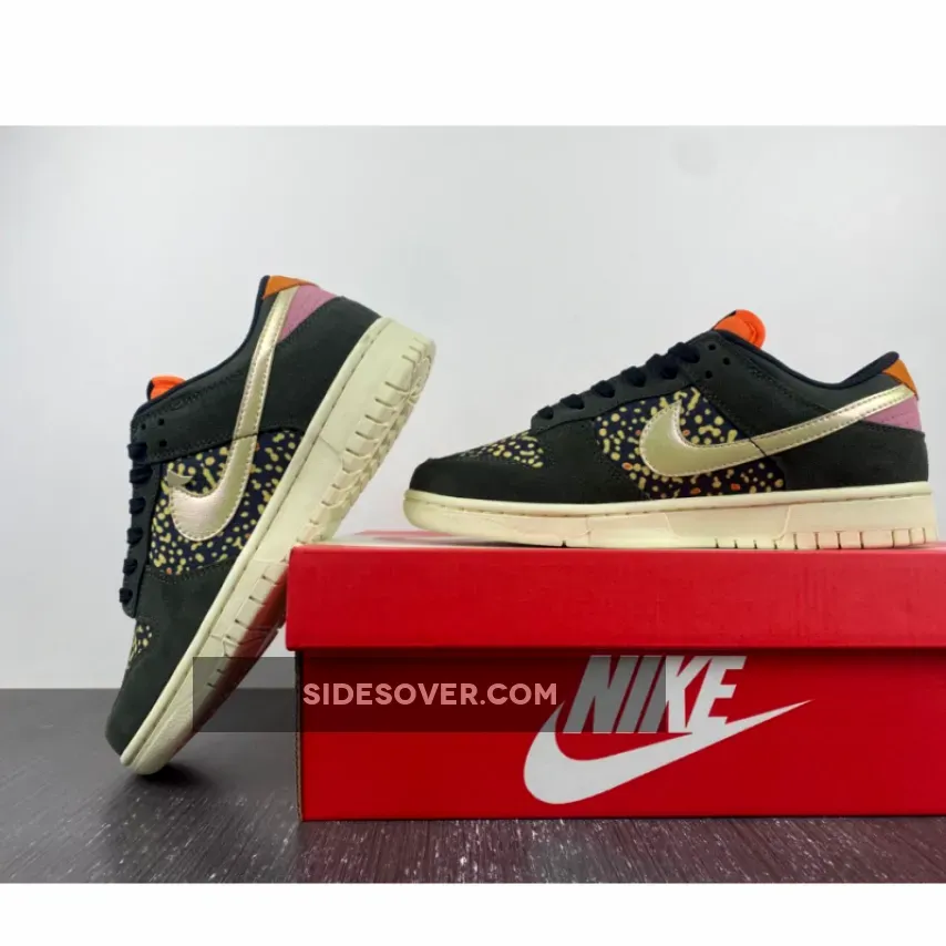 Nike Dunk Low 'Rainbow Trout' Sequoia/Alabaster-Safety Orange FN7523-300 rainbow trout dunk