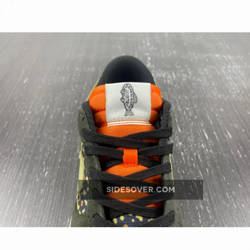 Nike Dunk Low 'Rainbow Trout' Sequoia/Alabaster-Safety Orange FN7523-300 rainbow trout dunk