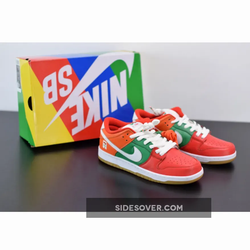 7-Eleven x Nike SB Dunk Low Orange Green Red | 7 ELEVEN GUM