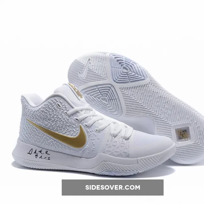 Nike Kyrie 3 White/Metallic Gold / nike kyrie 3 white/metallic gold