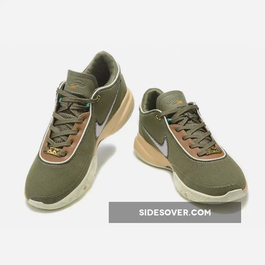 Nike LeBron 20 'Olive Suede' Multi-Color DV1193-901 New Releases