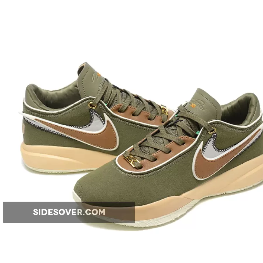 Nike LeBron 20 'Olive Suede' Multi-Color DV1193-901 New Releases