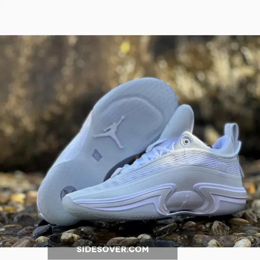 Air Jordan 36 Low White Iridescent #jordan 36 youth
