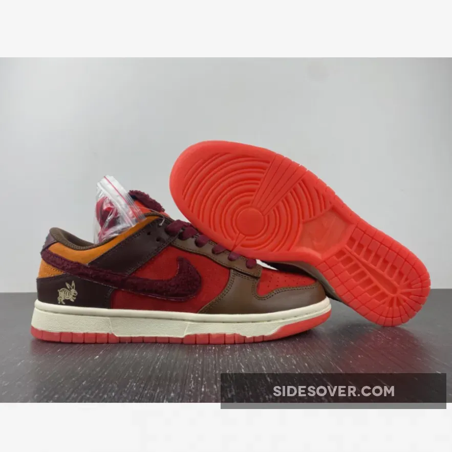 Nike Dunk Low Year of the Rabbit Brown FD4203-661 #year of the bunny dunks