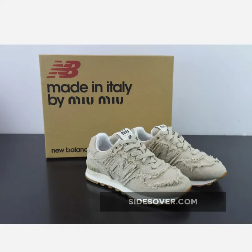 Miu Miu x New Balance 574 Khaki / new balance 550 khaki