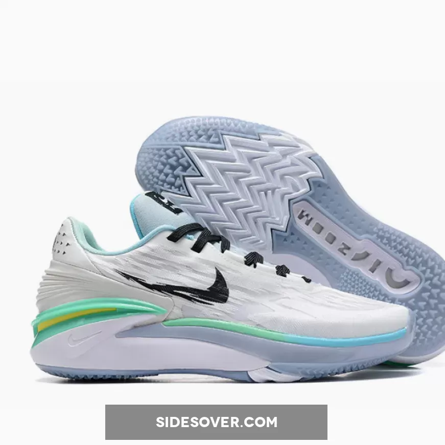 Nike Air Zoom GT Cut 2 "White Black Ice Blue Lime Green"