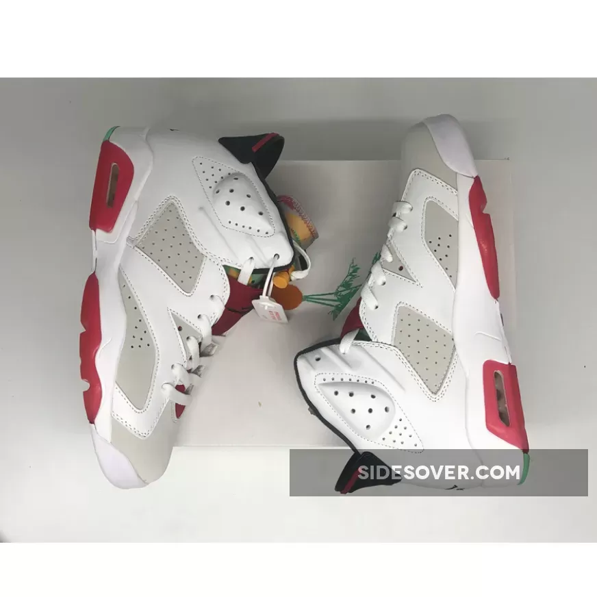 Air Jordan 6 'Hare 2020' Neutral Grey/White-True Red-Black / jordan 6 white red