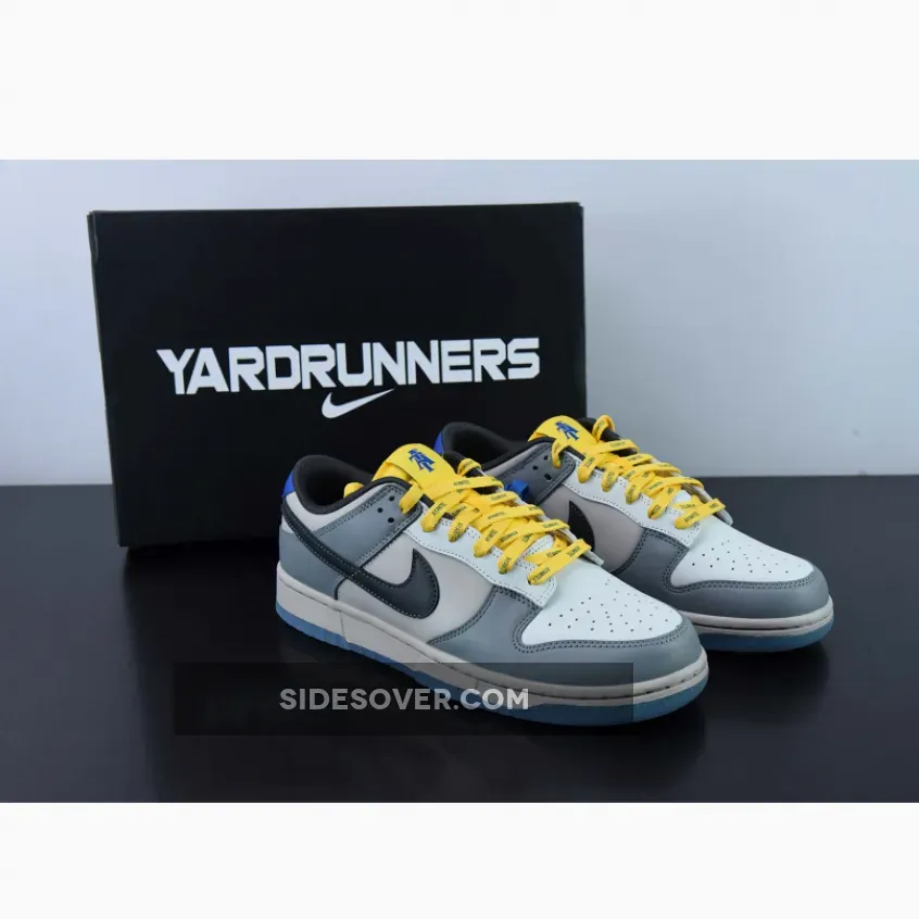 North Carolina A&T x Nike Dunk Low 'Ayantee' Cool Grey/Yellow-Blue-Black-Sail #men's nike dunk low north carolina a and t stores