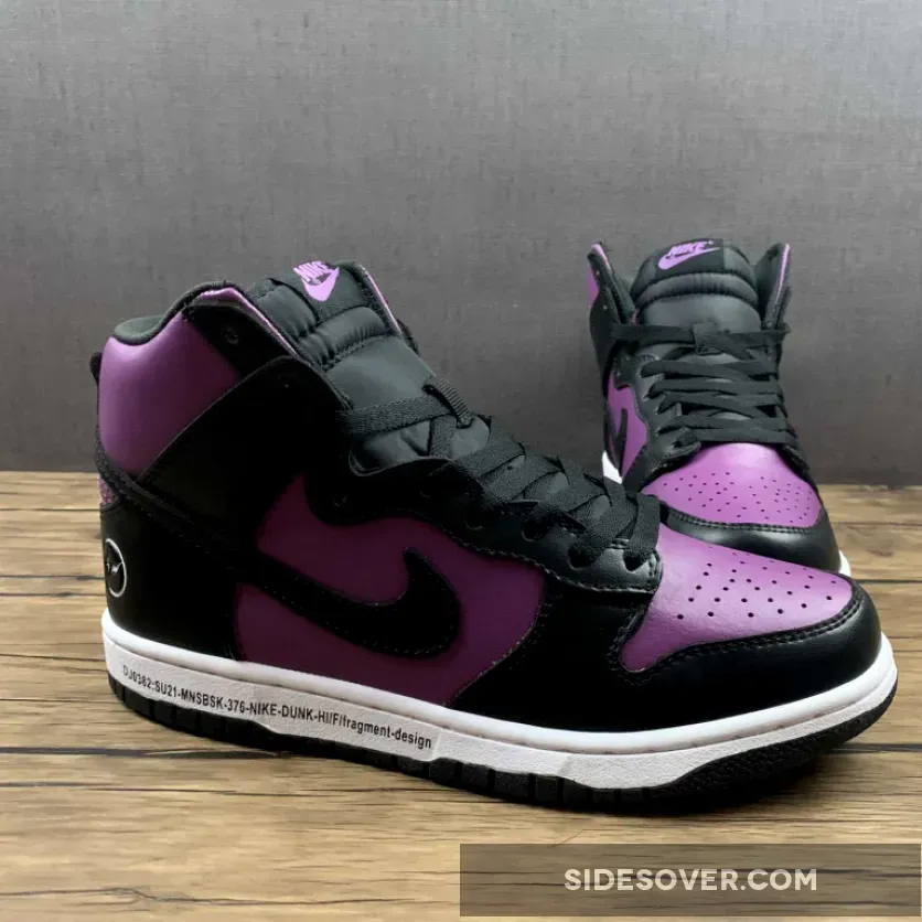 Fragment Nike Dunk - Fragment Design x Nike Dunk High 'Beijing' Wine/Black-White Vin/Blanc/Noir DJ0382-600