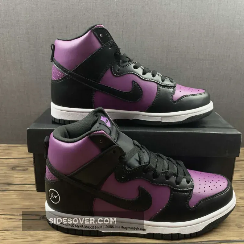 Fragment Nike Dunk - Fragment Design x Nike Dunk High 'Beijing' Wine/Black-White Vin/Blanc/Noir DJ0382-600
