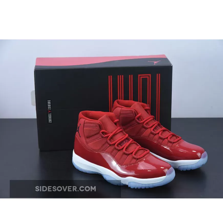 Air Jordan 11 Gym Red/Black-White 378037-623 / red jordan