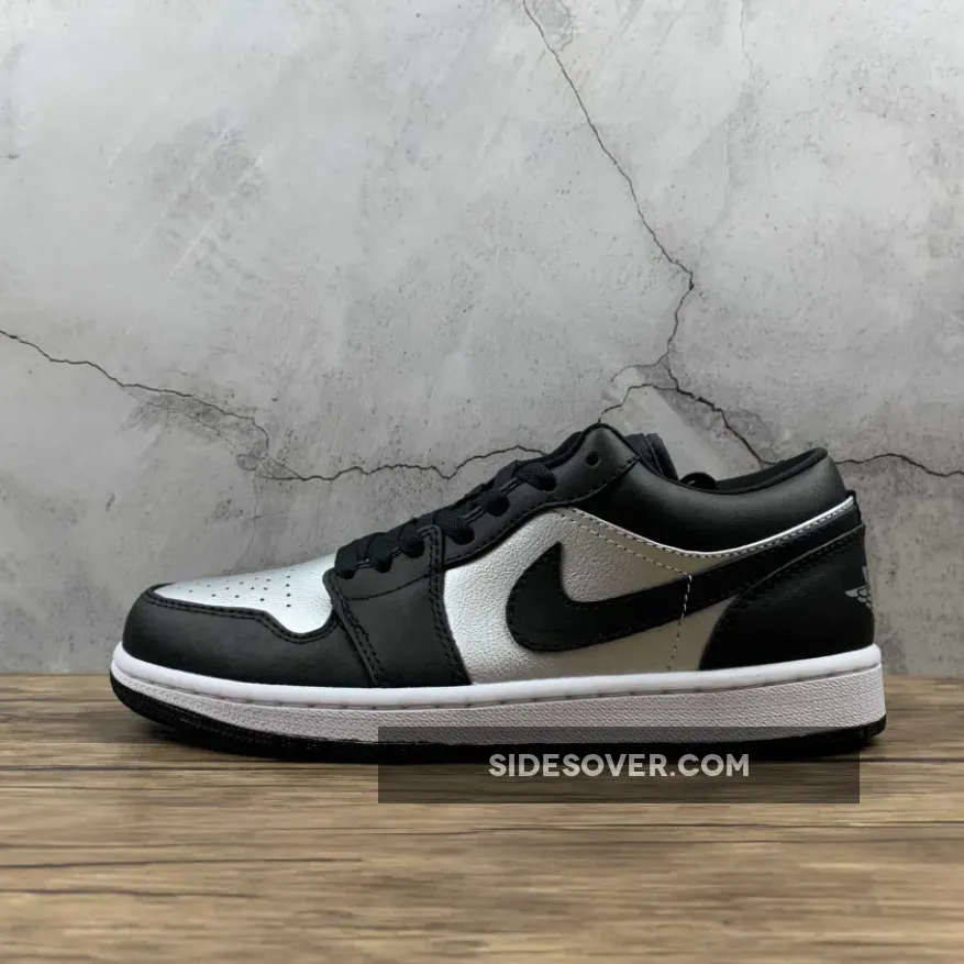 Jordan 1 Low Silver Toe Women's Jordan Aj 1 High Black/silver DA5551-001