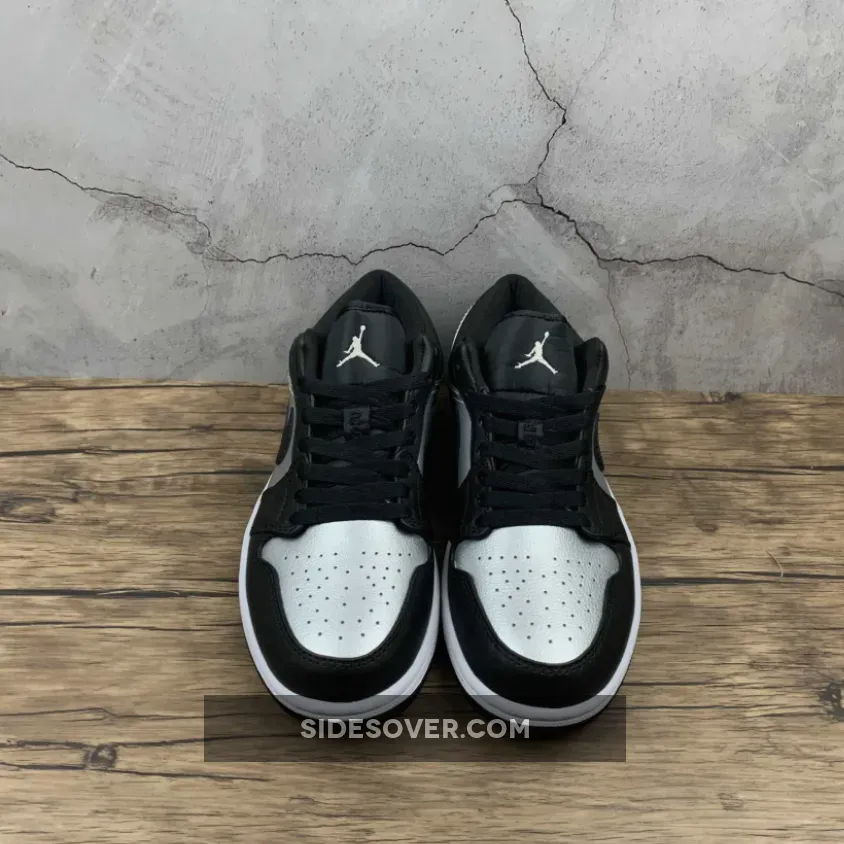 Jordan 1 Low Silver Toe Women's Jordan Aj 1 High Black/silver DA5551-001