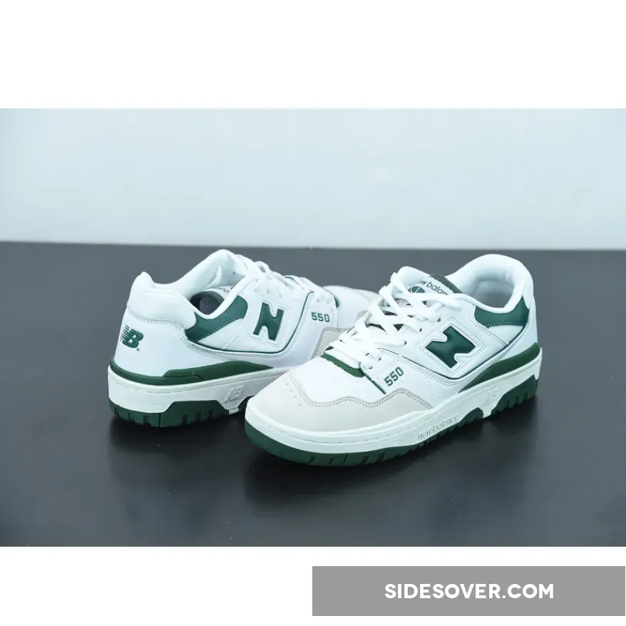 New Balance 550 White/Green BB550WT1 / new bakance 550
