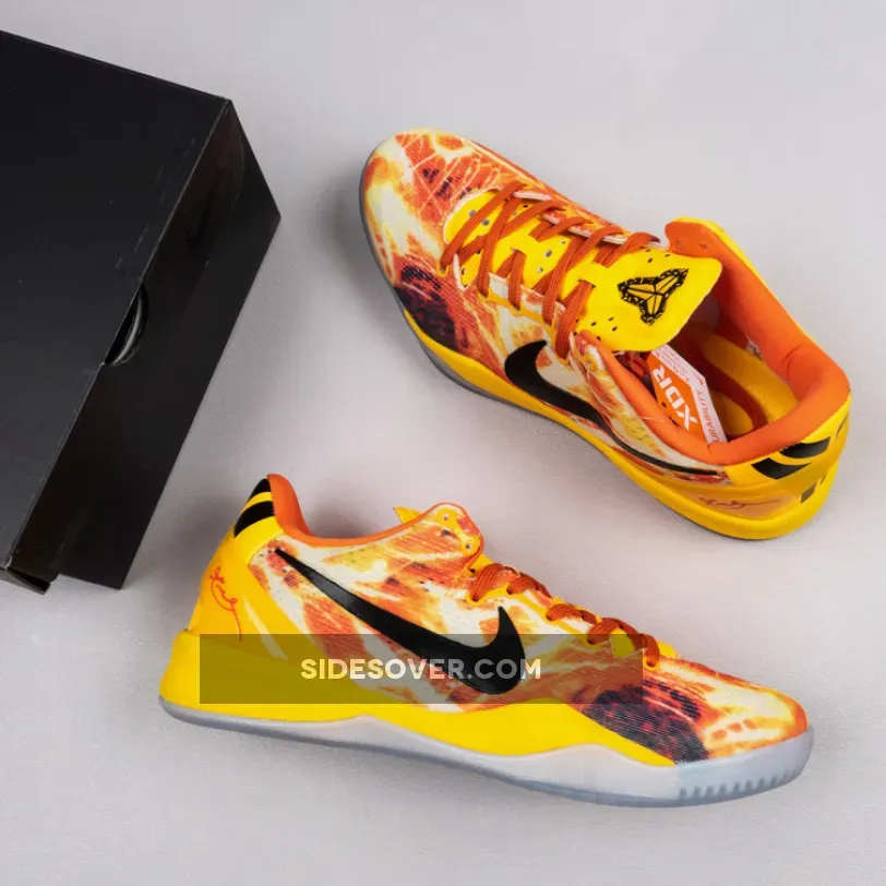 Nike Kobe 8 System Shanghai Firework Laser Orange/CNNBR-SFTY ORNG, Kobe 8 Orange 555035-800