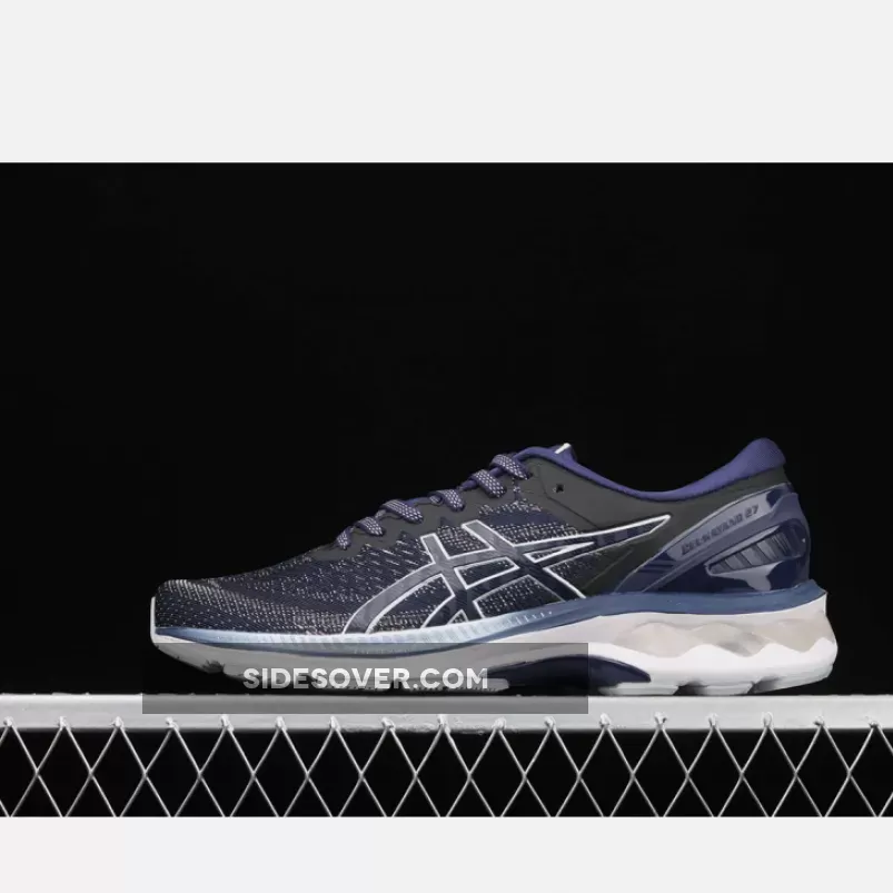 Asics Men's GEL-KAYANO 27 Running Shoes Peacoat/Piedmont Grey #grey asics mens