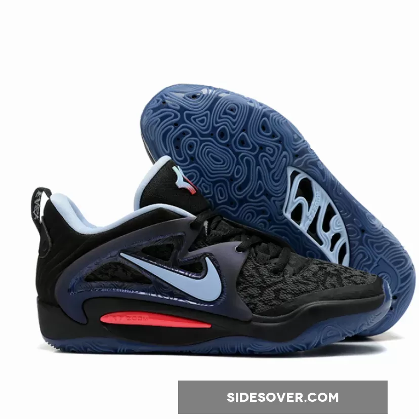 Nike KD 15 Tie-Dye Black Red Light Blue - kd 15 tie dye