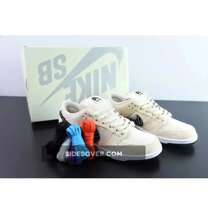 Albino & Preto x Nike SB Dunk Low Fossil/Black-Sail