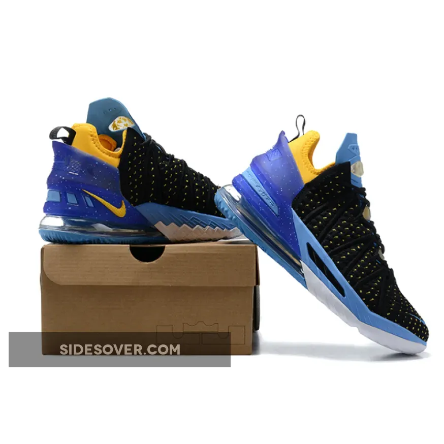 Nike LeBron 18 'Minneapolis Lakers' University Gold Concord CQ9283-006 / lebron 18 lakers
