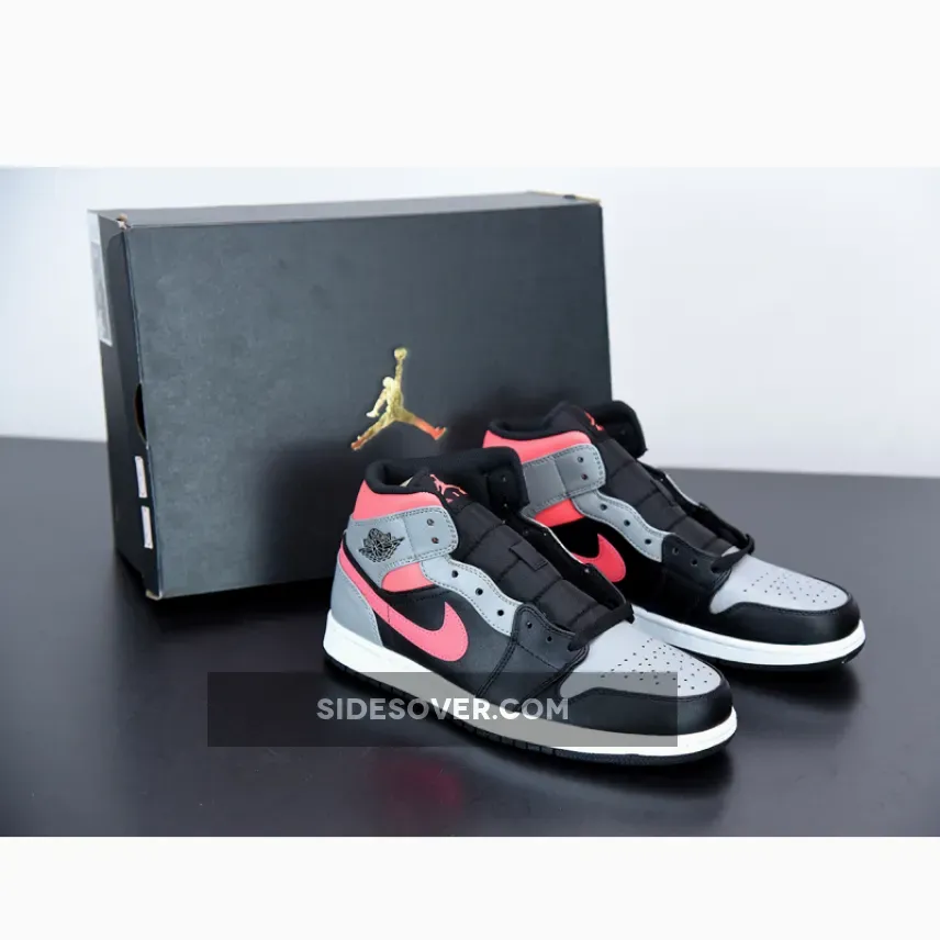 Air Jordan 1 Mid 'Pink Shadow' 554724-059 / jordan 1 mid women's pink